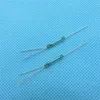 10pcs/lot Reed Switch 2.5X14MM magnetic switch GLASS Green 3 pin Reed Switch Normally Open and Normally Close Conversion NO NC ► Photo 2/2