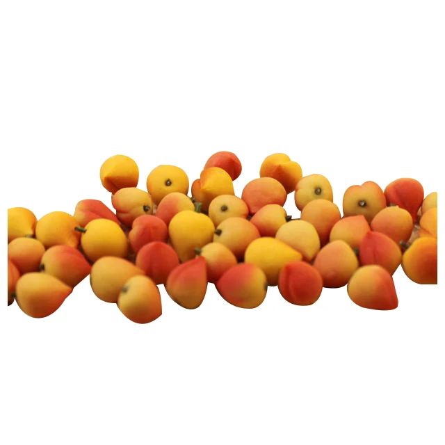 

10pcs Dollhouse Miniature Model Simulation Fake Fruit Kitchen Decor Gift 1/12 peach