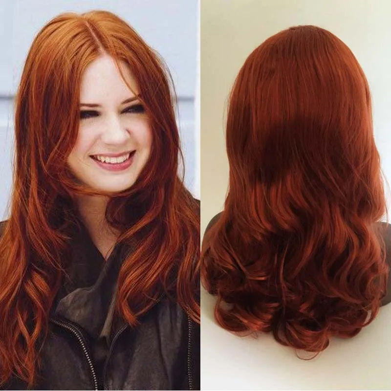 Parrucca rossa naturale Clearance