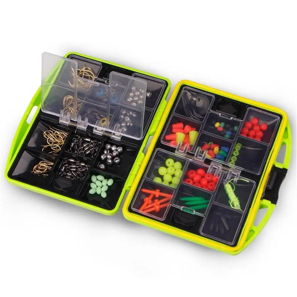 

DSstyles Outdoor Rock Fishing Accessories Swivels Snap Hook Sinker Beads Set