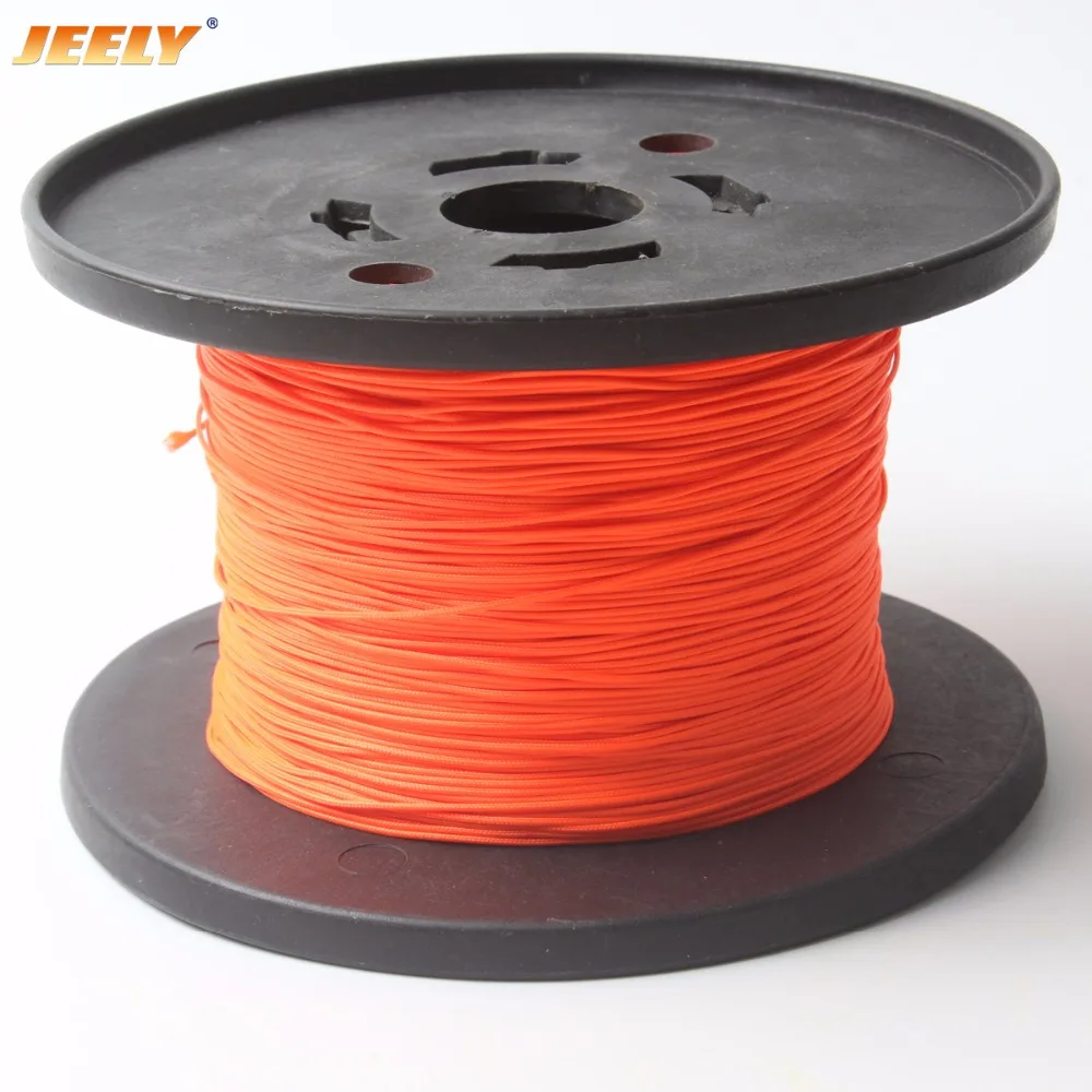 Jeely 75LBS 0.6 مللي متر رافعة سحب كابل مضفر UHMWPE 16 السواحل 50 M الأطياف