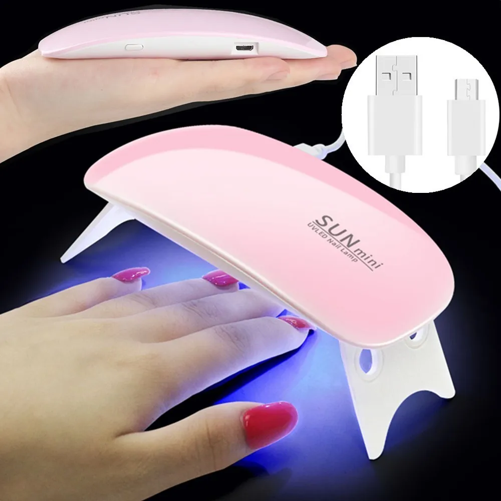 

Mini USB Uv Nail Gel Curing Lamp Nail Gel Uv Light 6W LED 45s/60s Fast Drying Curing Light For Gel Polish Portable Nail Lamp