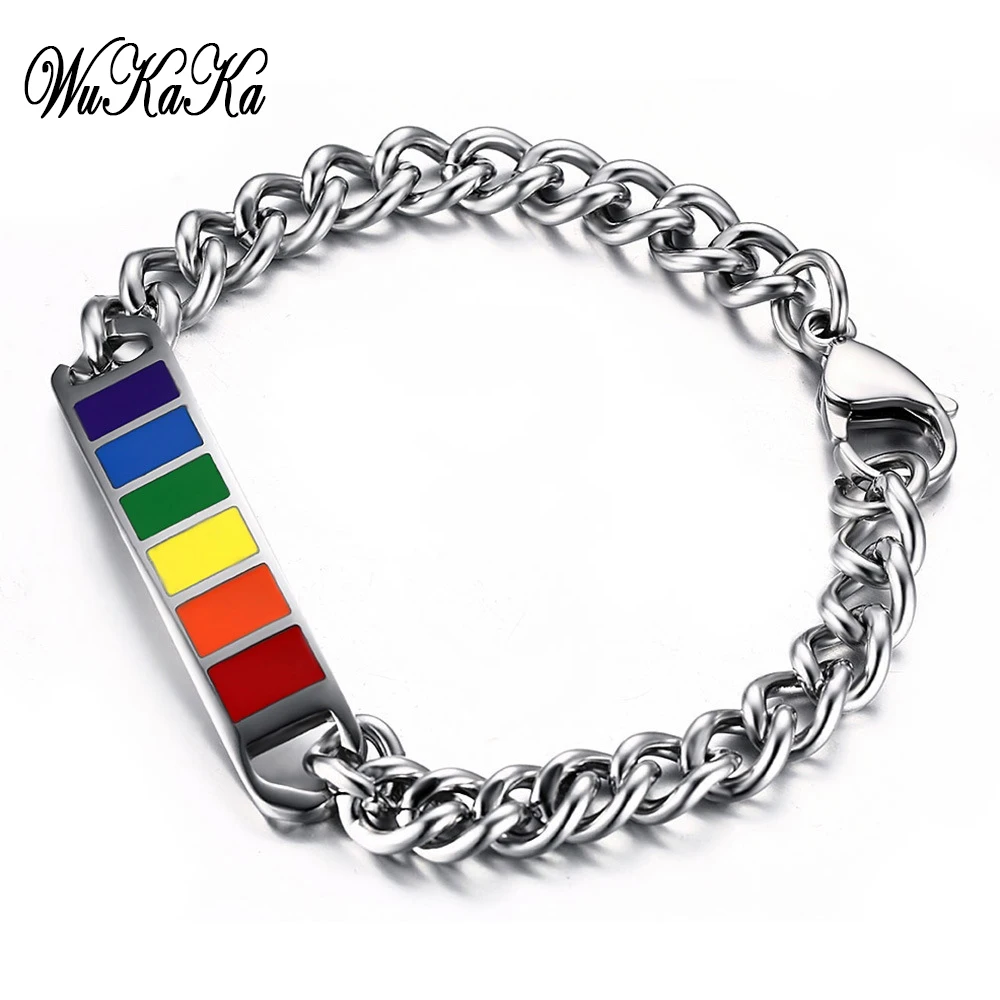 Gay pride bracelet Outlet