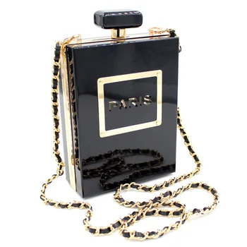 

2016 Bolsa Feminina Bolsos Seckill Europe Transparent Perfume Bottle Package Yanbao High-grade Catwalk Hand Bao Daifa Banquet