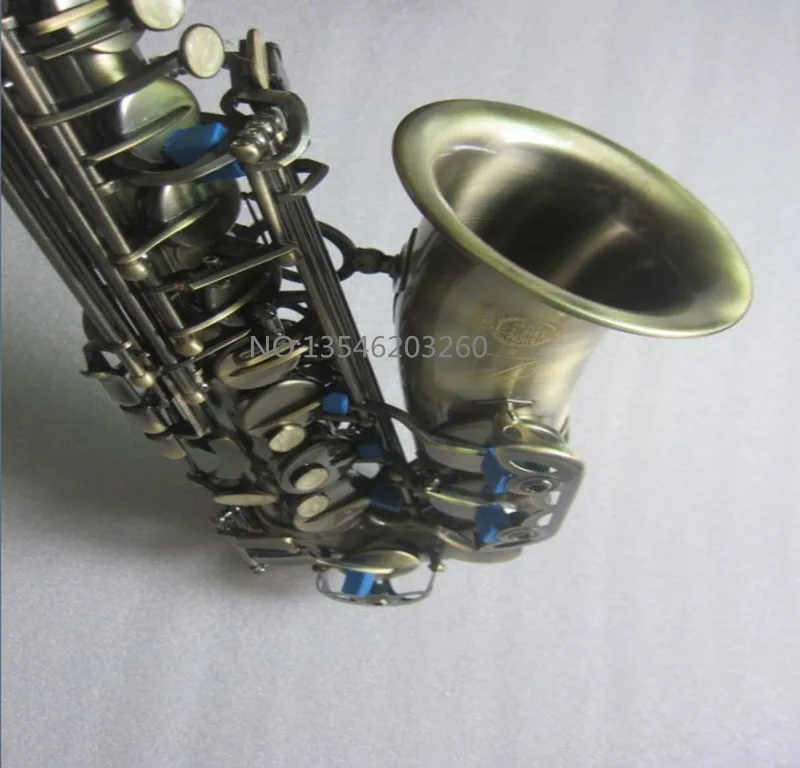 

custom France Henri Selme Alto Saxphone SAS-54 Model Musical Instruments Professional level Antique Copper Simulation Tune E Sax
