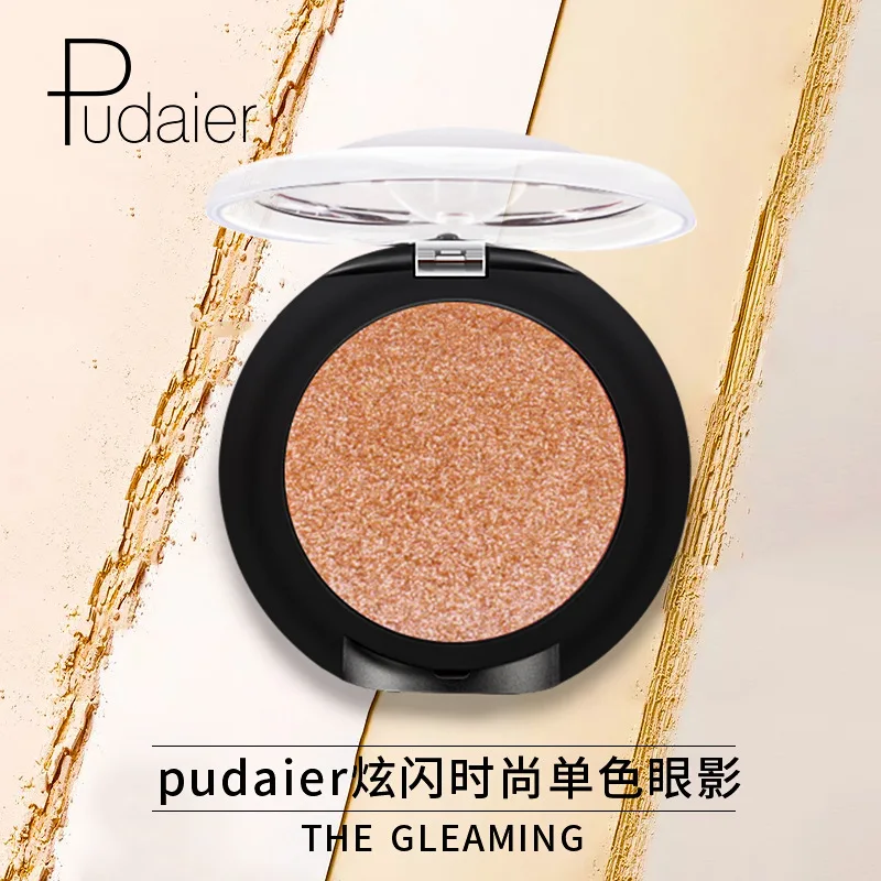 

Pudaier Sparkle Eyeshadow Pearl Bright Piece Eye Shadow Monochrome Eye Shadow Pressed Powder Sparkling Makeup Beauty Cosmetics