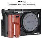 ① Крепление камеры к камере с деревянной ручкой Ручка Sony Alpha A6400 A6300 Цифровая беззеркальная ка ✔
