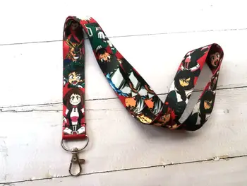 

New 30 pcs Anime My Hero Academia Boku No Hero Academia Cello Phone Key Chain Neck Strap Keys Lanyards gift X-28