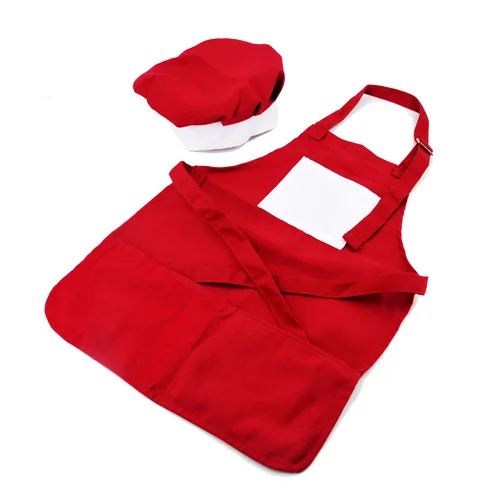 apron and cap