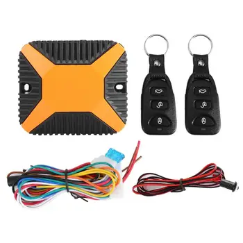 

Car Keyless Entry System Button Start Stop Alarm Security Protection Locking System Keyless Entry with 2 Remote Controller New