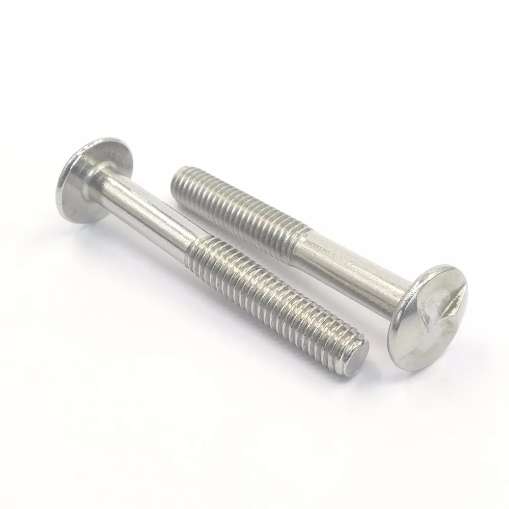 10pcs M5 M6 M8 stainless steel Round head one-way S-slot screw S type screws