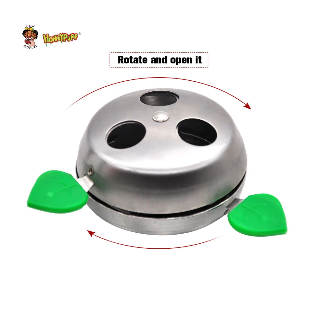 HONEYPUFF Apple Hookah Charcoal Holder Stainless Steel Shisha Head
