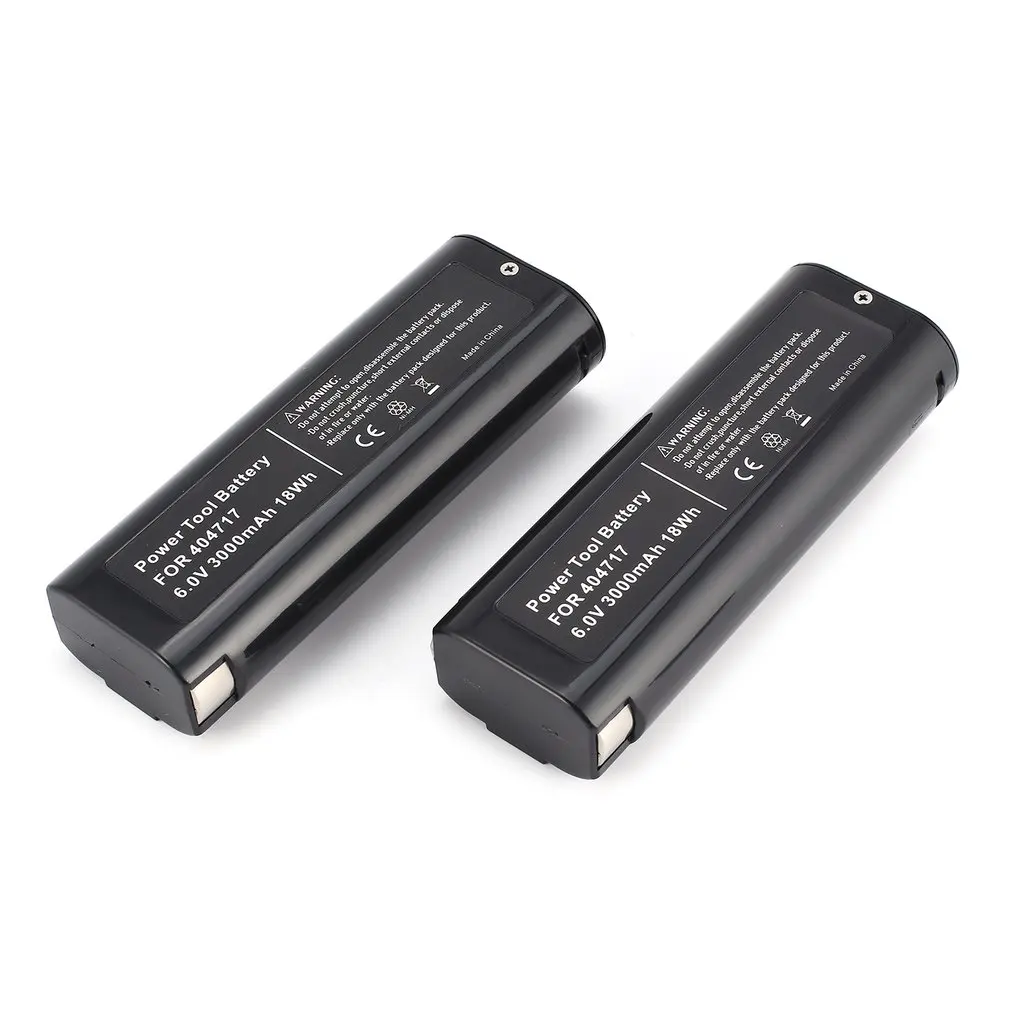 

2pcs Power Tool Rechargeable Replacement Battery 6V 3000mAh for Paslode 404717 BCPAS-404717 Fast Charging Larger Capacity