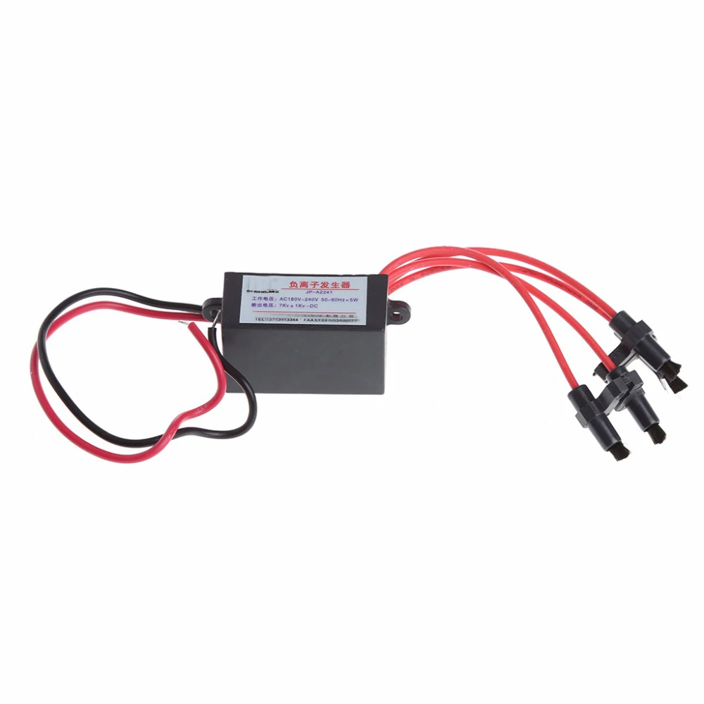 

New AC 220V High Output DIY Air Airborne Negative Ion Anion Generator Ionizer Drop ship
