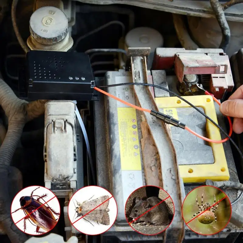 

Car Ultrasonic Repellers Mice Pest Control Repeller Mouse Rat Electronic Rodent Repellent Enhanced Version 2019