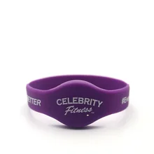 По индивидуальному заказу 100 шт. Водонепроницаемый RFID 13,56 МГц RF08 S50 1 K наручный браслет NFC Браслет для доступа Управление спортивные IC браслет на запястье 65 мм