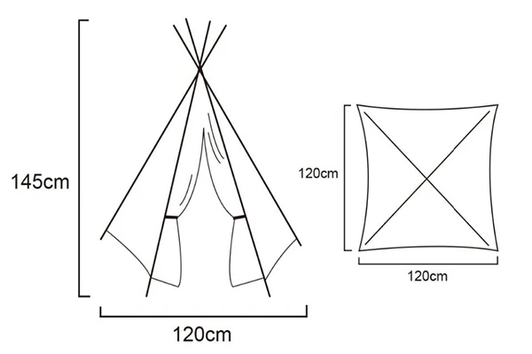 Серая полосатая палатка для игр для маленьких детей Tipi дом для детей холст Wigwam игра Teepee номер Декор детские подарки фотография