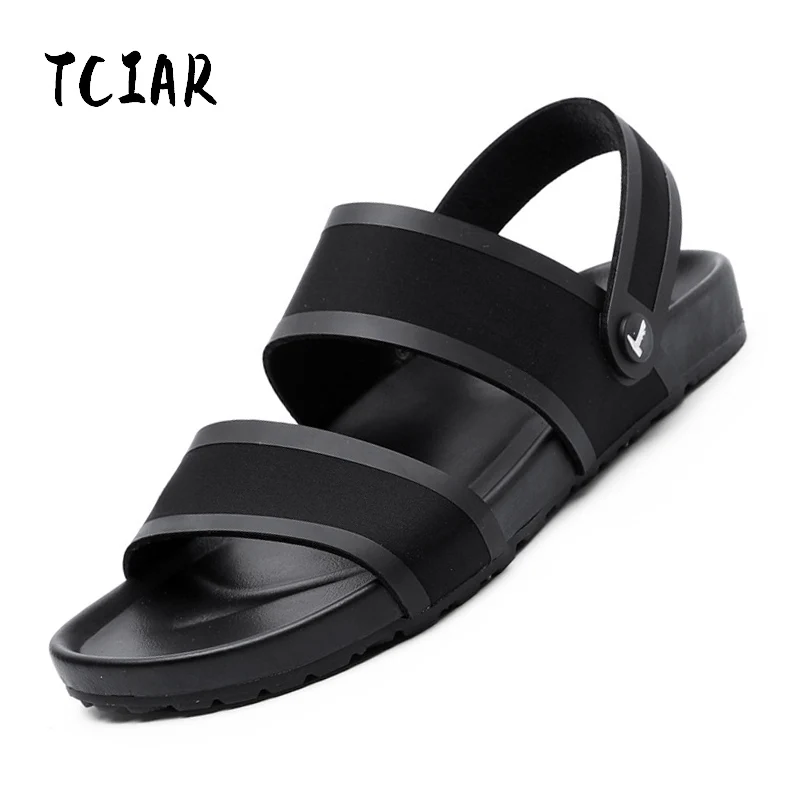 Sapatos deslizamento Preto Black Da Tamanho Do Verão Ds8801 De Casuais Moda Chinelos Não Macios 44 Nova Confortáveis Borracha Dos Praia Sandálias Sola 2018 Homens 38 azwSqz