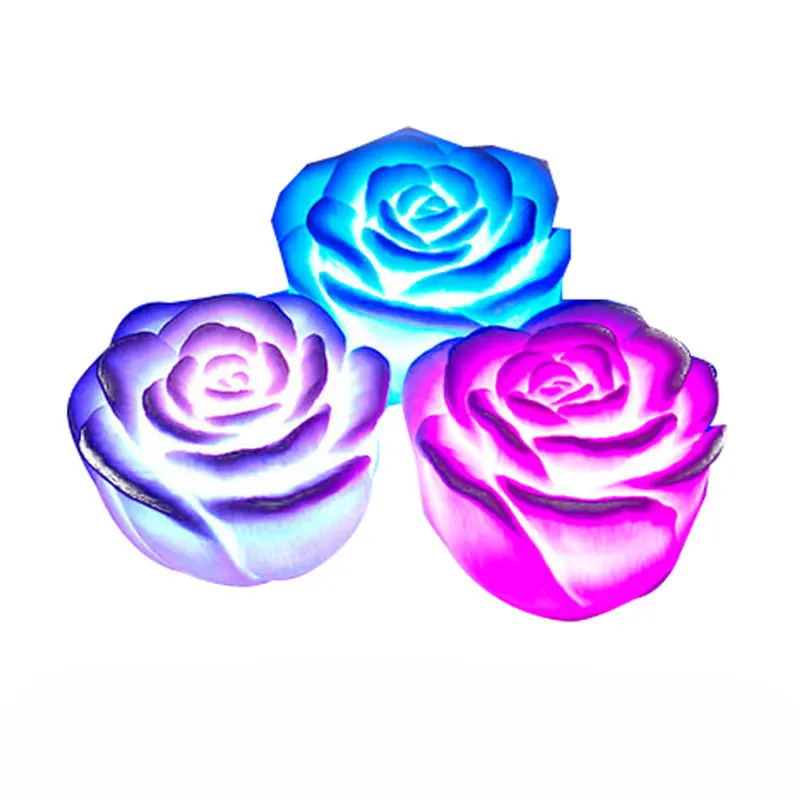 Горячая Светодиодный романтическая роза Цвет измененный свет лампы высокого качества