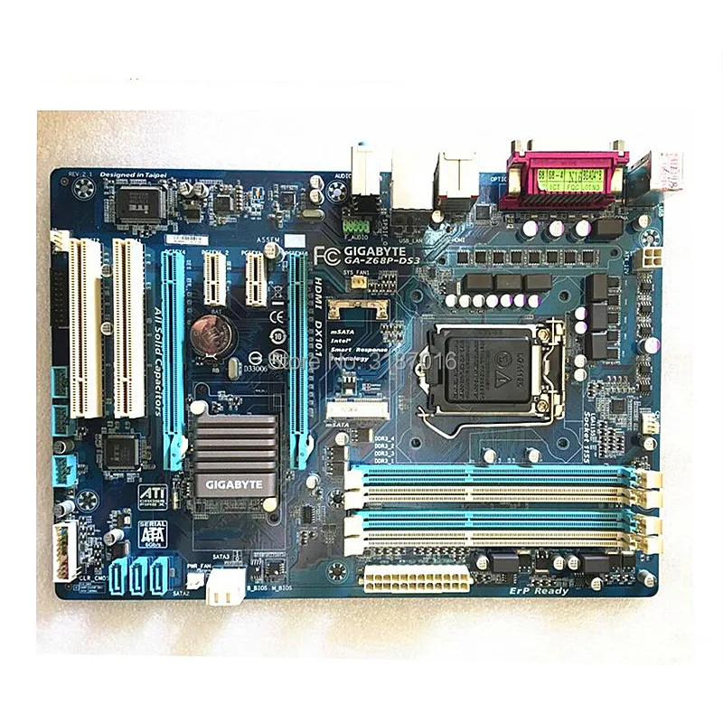 

For Gigabyte GA-Z68P-DS3 Z68 1155 Motherboard Z68P-DS3 Z68 LGA 1155 i3 i5 i7 DDR3 32G ( Alternative P8Z68-V LX PRO Deluxe GEN3 )