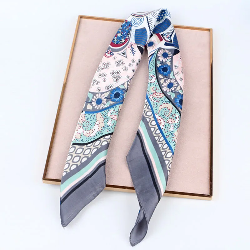 

Women's imitation silk scarf beach shawl spring summer autumn scarf plaid size beach shawl scarf for women