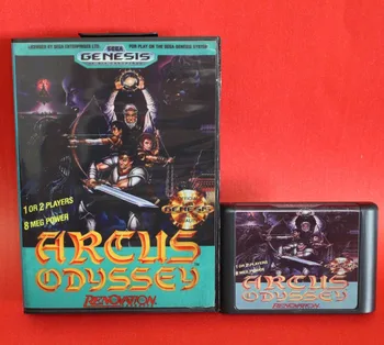 

Arcus Odyssey 16 bit MD card with Retail box for Sega MegaDrive Video Game console system
