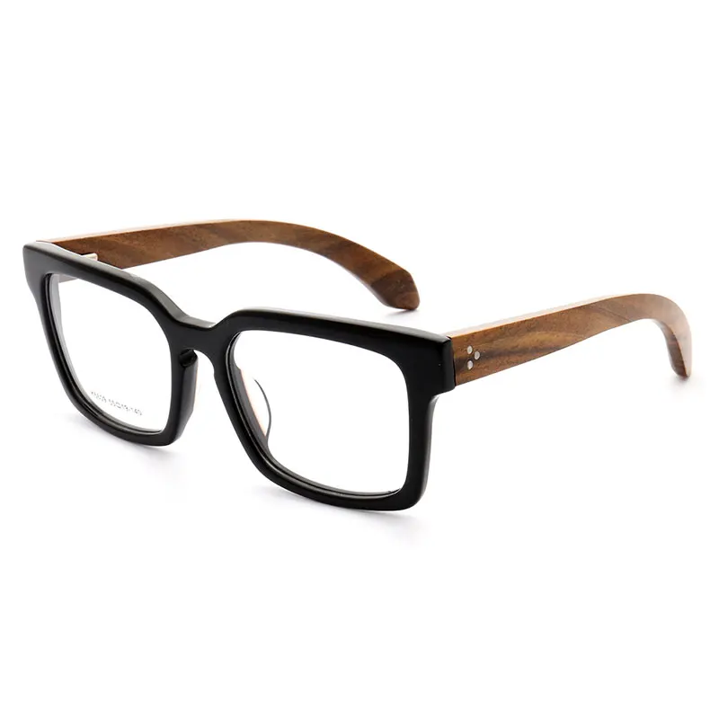 MUZZ бренд ретро Squar для женщин и мужчин оправа для очков Высокое качество Новая Винтажная имитация деревянная оправа овальные очки для чтения