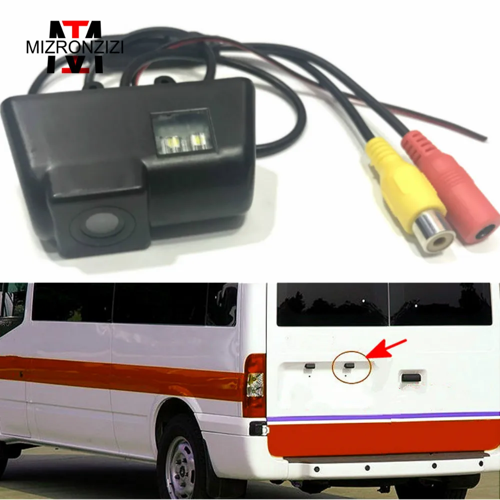 

Waterproof CCD Car Rear View Camera Parking Camera For Ford Transit Connect Accessories Auto Monitor Reversing HD License Plate