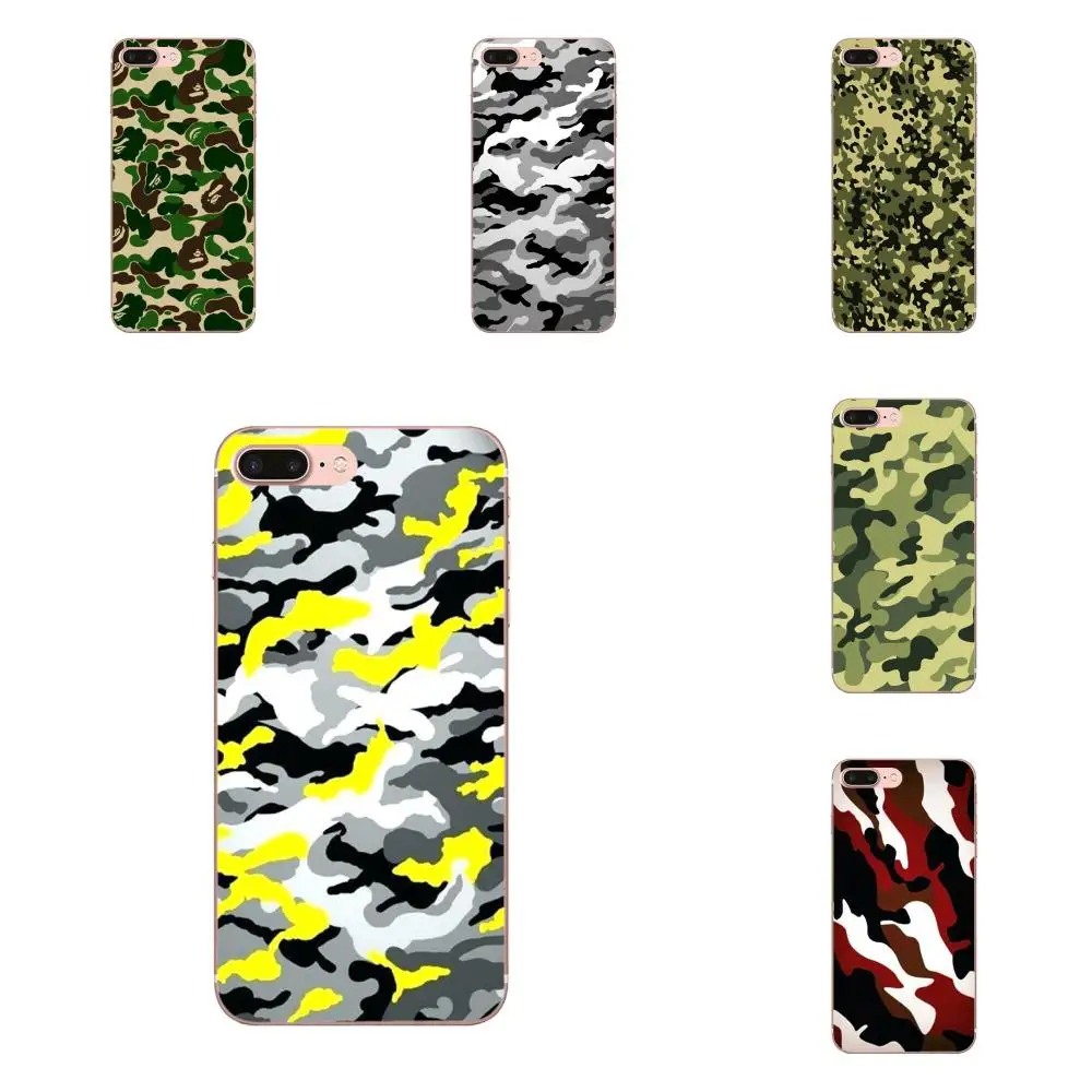 

Camouflage Pattern Camo Military Army Adorable TPU Custom Design For Xiaomi Redmi Note 2 3 3S 4 4A 4X 5 5A 6 6A Pro Plus