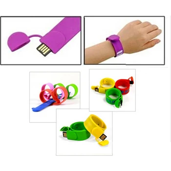 

100% Real Capacity Silicone Bracelet Wrist Band 8GB 16GB 32GB USB 2.0 USB Flash Drives 64GB Pen Drive Memory Stick Pendrives 1TB