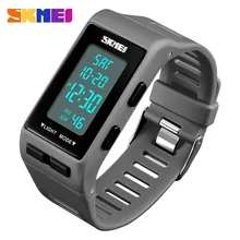Спортивные часы для мужчин и женщин, светодиодный обратного отсчета, мужские часы с будильником, цифровые наручные часы, 50 м, водонепроницаемые, reloj hombre SKMEI