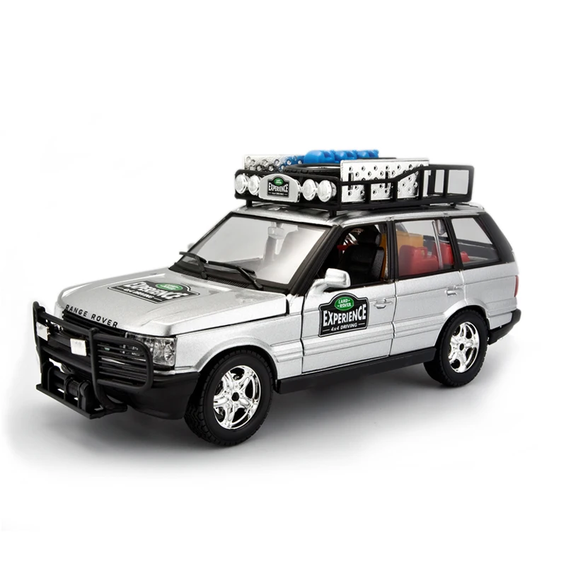 

Bburago 1:24 diecast Car LR Ranger Rover EXPERIENCE SUV Cars 1:24 Alloy Car Metal Vehicle Collectible Models toys For Gift