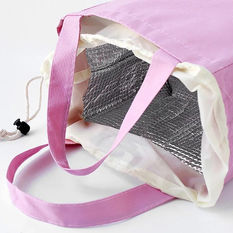 Водонепроницаемый Термальность сумка высокого Ёмкость Алюминий фольга Сумки-холсты Портативный Пикник сумка-холодильник для еды простой