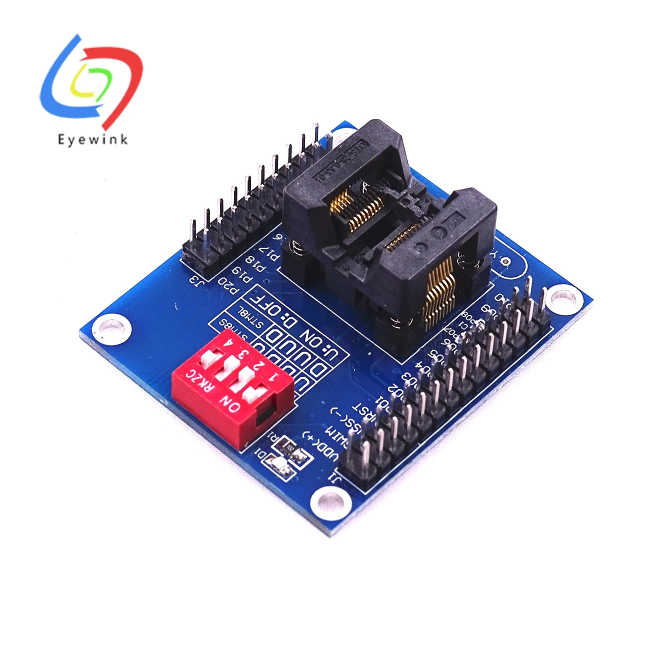 

STM8S 8L TSSOP20 burning holder test bench downloader offline programmer seat