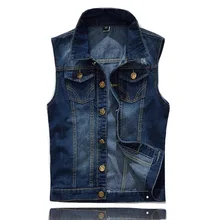 Мужская джинсовая куртка без рукавов больших размеров 5XL синий черный джинсовый жилет мужской ковбойский джинсовый жилет мужской джинсовый жилет s
