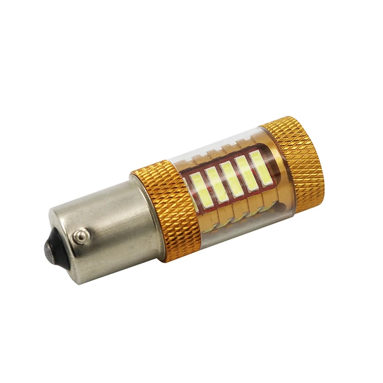 YSY 2 шт. S25 1156 BA15S 27SMD 7020 чип Автомобильный светодиодный лампы, юыелирные белые широкие стоп-сигнал поворота сигнального фонаря 12 V