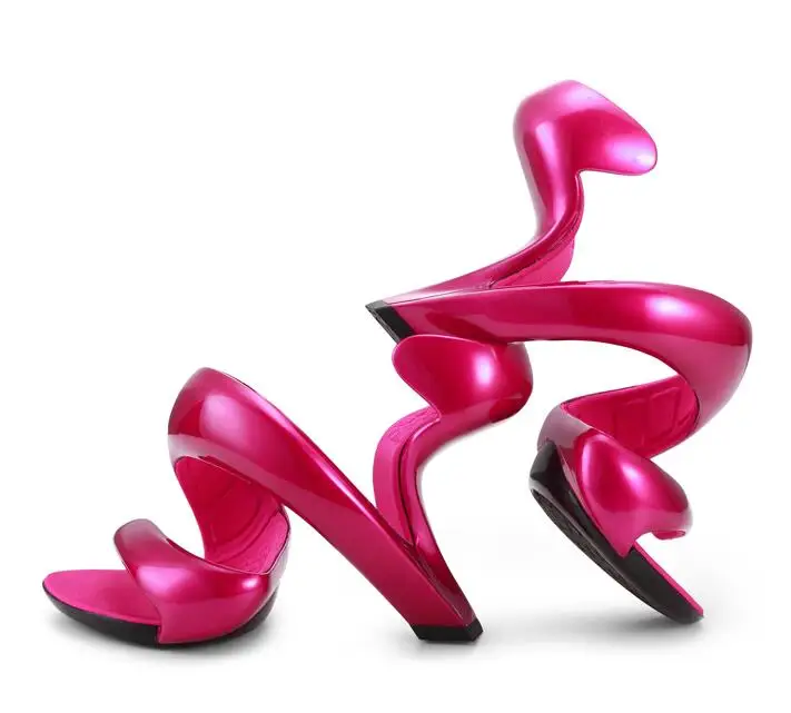 Г., новые женские босоножки летние модные босоножки на платформе на высоком каблуке, без подошвы, из змеиной кожи женская свадебная обувь женские туфли-лодочки, k59