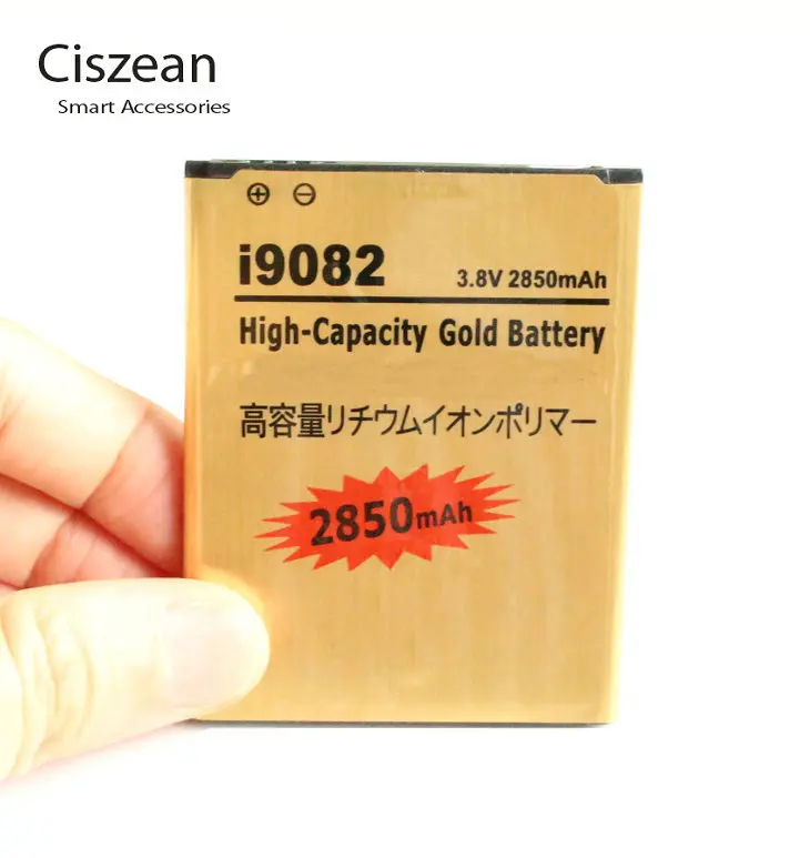 

2850mAh EB535163LU Gold Replacement Battery For Samsung Galaxy Grand DUOS I9080 I879 I9118 I9082 GT-i9082 Bateria Batterij