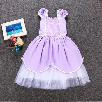 

Sofia Dress Baby Girls Summer Dress Sophia Costume Christmas Halloween Party The First Roupas Infantis Menina Kids Clothes