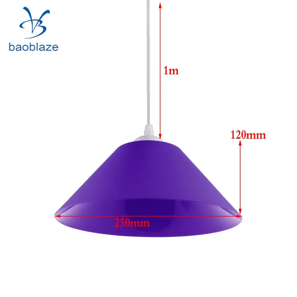 E27 конусообразный Потолочный подвесной светильник, абажур, абажур, легкий декор
