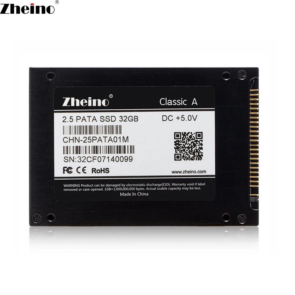 Zheino 2.5 дюймов PATA/IDE 32 ГБ (mlc nand flash) SSD 44PIN твердотельный диск для ноутбука IBM X31 X32 T41 T43