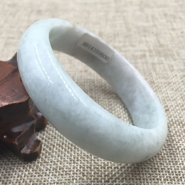 

55mm Certified Grade A Natural Lavender Green Jadeite Jade Bangle Bracelet 03600 28% 10.13