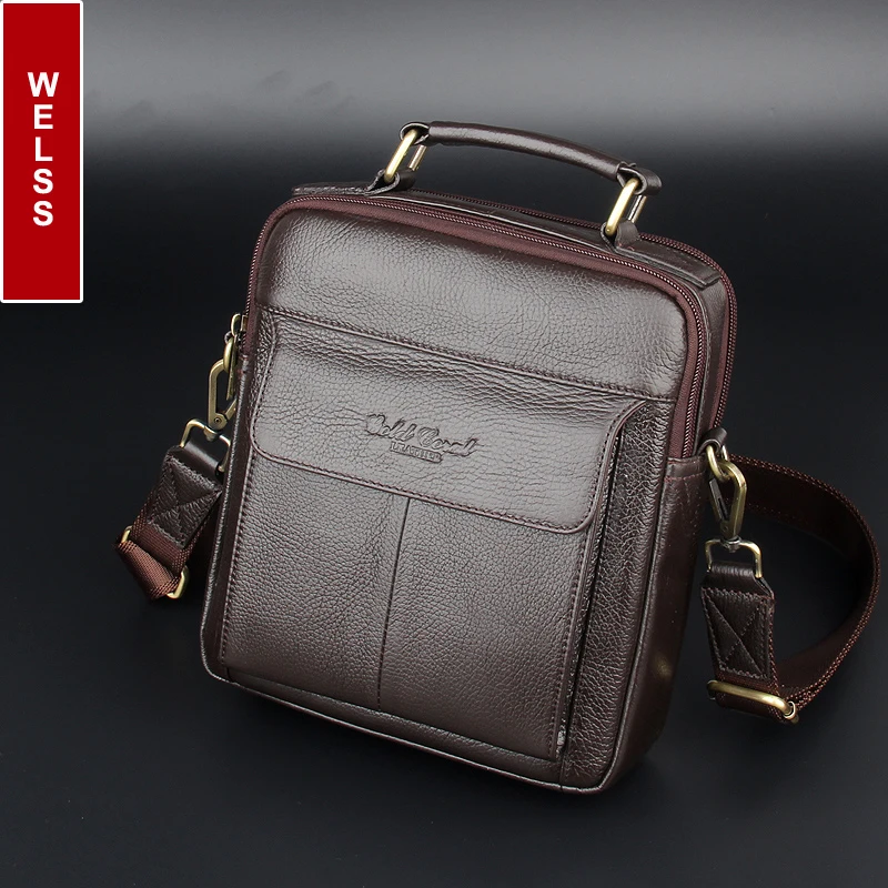 2016 Hot Sale Men S Messenger Bags 100 Natural Genuine Leather Handbags Famous Brand Men Fashion