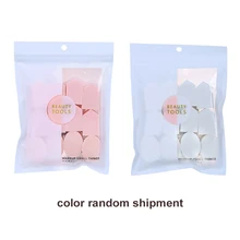 Случайный цвет 12 шт./компл. многофункциональная Косметическая Мягкая губка эллиптическая Полигональная комбинация для девочек модная не латексная пуховка