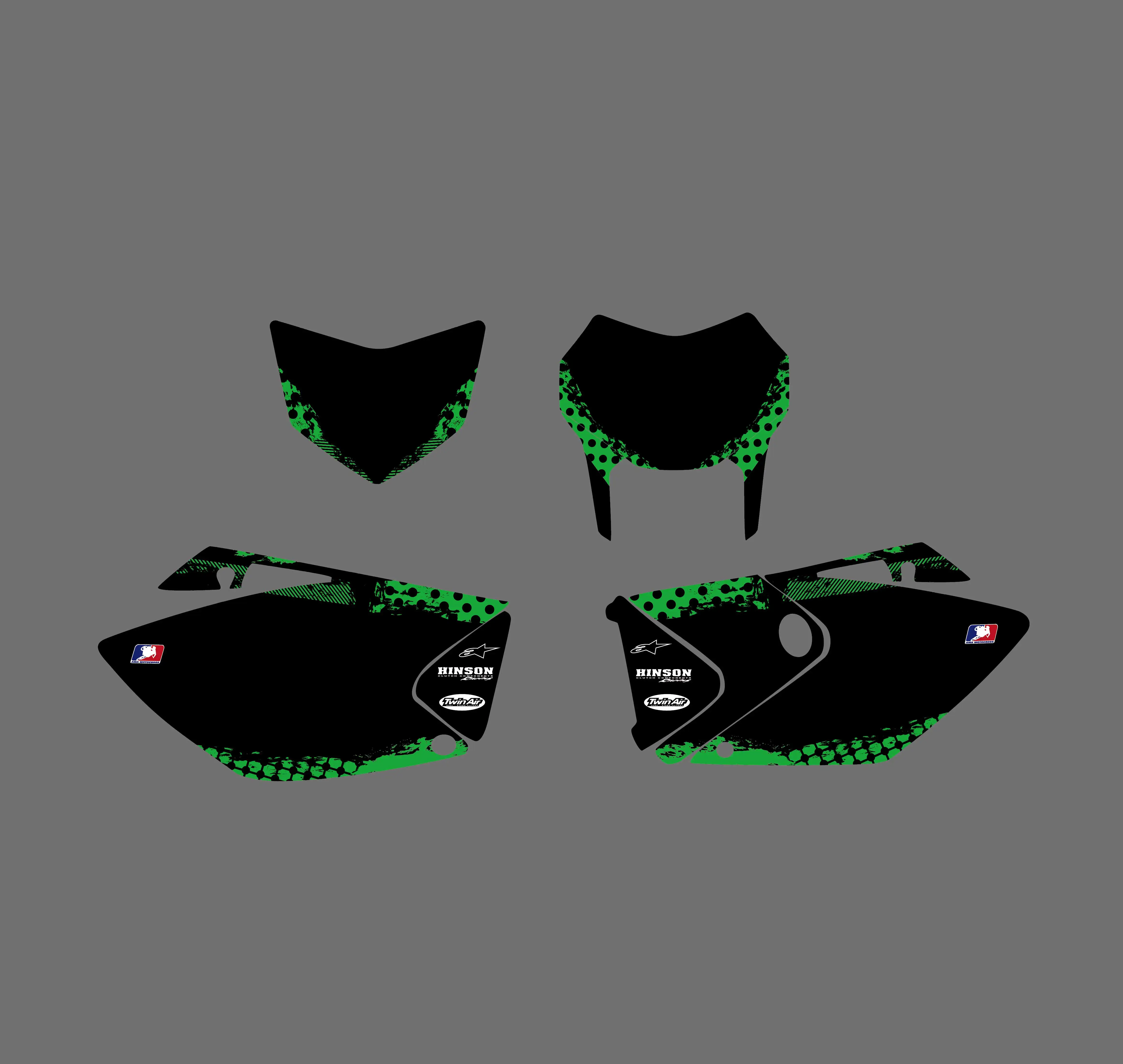 Набор наклеек для мотоциклов Kawasaki KLX450 KLX 450 2008 2009 2010 2011 2012|Наклейки и стикеры| |