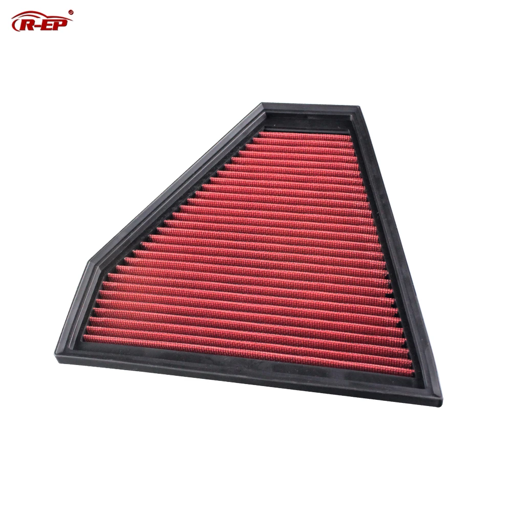 

R-EP High Flow Replacement Panel Air Filter Fits For BMW E81 130I E90 E91 E92 E93 325I 330I OEM 13717542294 Washable Reusable