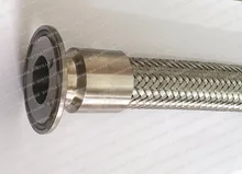 Tri-clamp из нержавеющей стали гибкий шланг 304. длина 1000 мм, диаметр 1 «(25 мм) OD 50.5