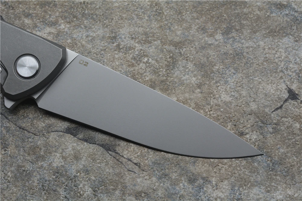Zelený trn F95 skládací nůž D2 čepel TC4 titanová rukojeť - Ruční nářadí - Fotografie 5