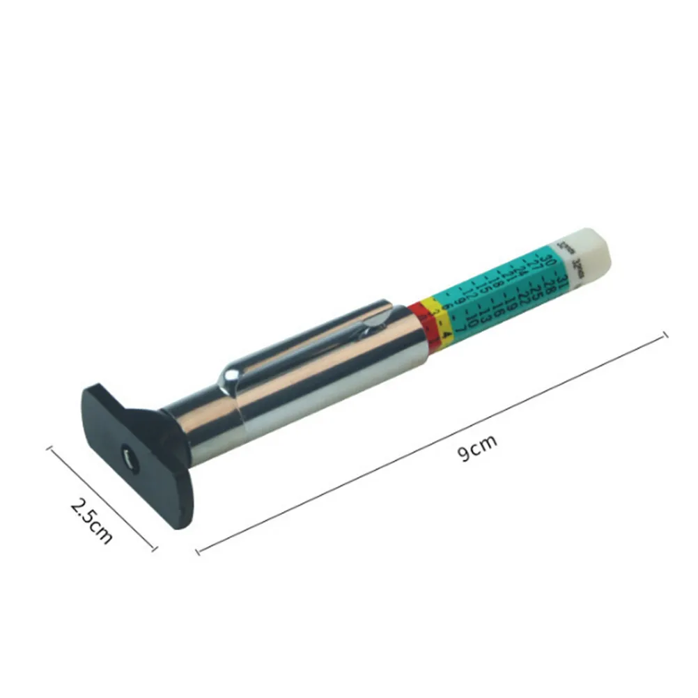 1PC Universal Type Tyre Tread Depth Gauge Metric Standard Measures Tester Car Bike Motor Truck Check Tester