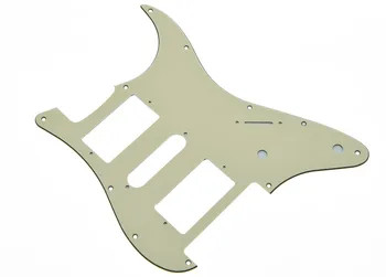 

KAISH Light Cream ST Strat Electric Guitar HSH Pickguard Scratch Plate